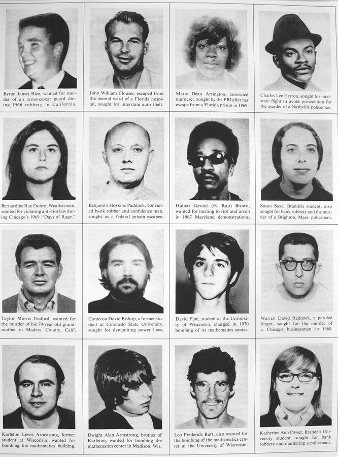 1971's FBI's 16 Most Wanted — Mike Mills